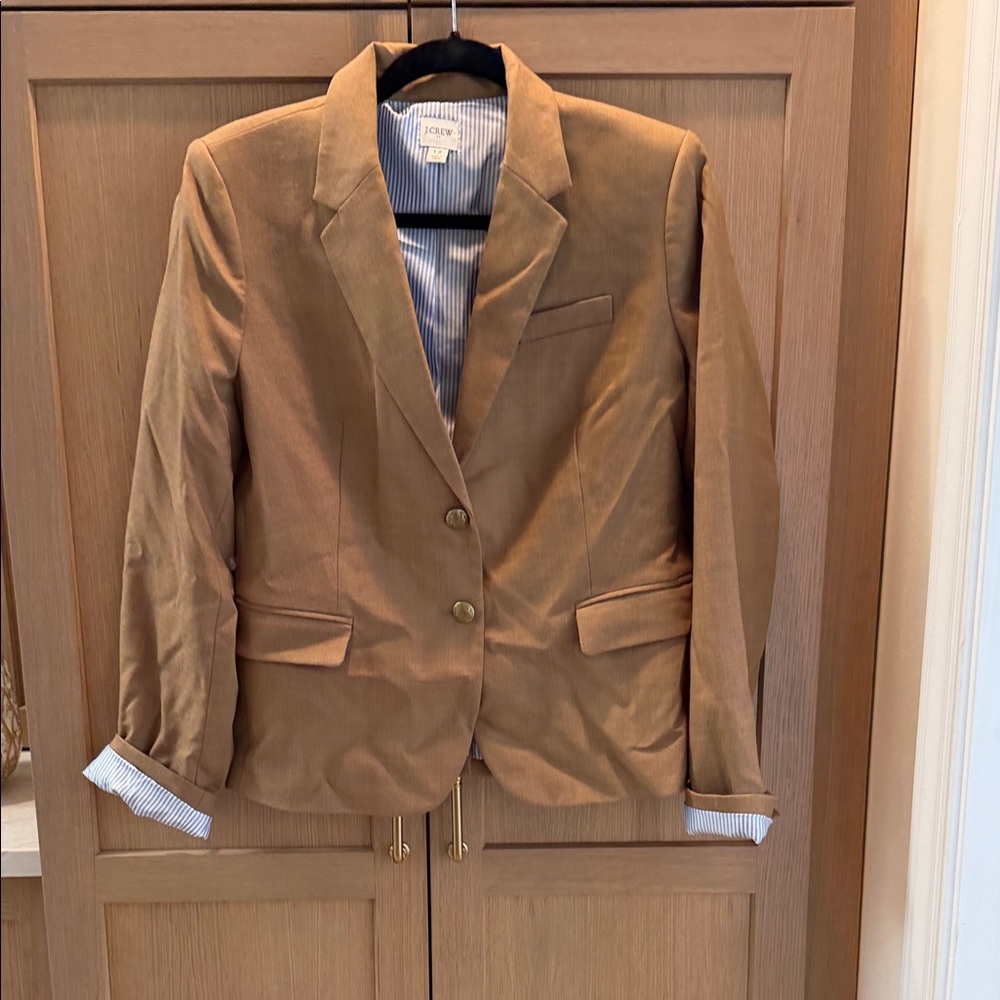J. Crew Tan Blazer - Two-Button Sport Coat
